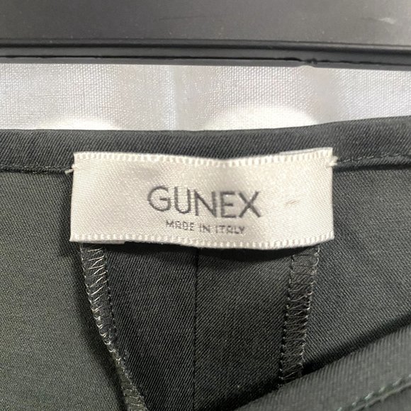 Gunex Made in Italy Gray Dress Pants with Side Zipper US Size 10 - Picture 2 of 8